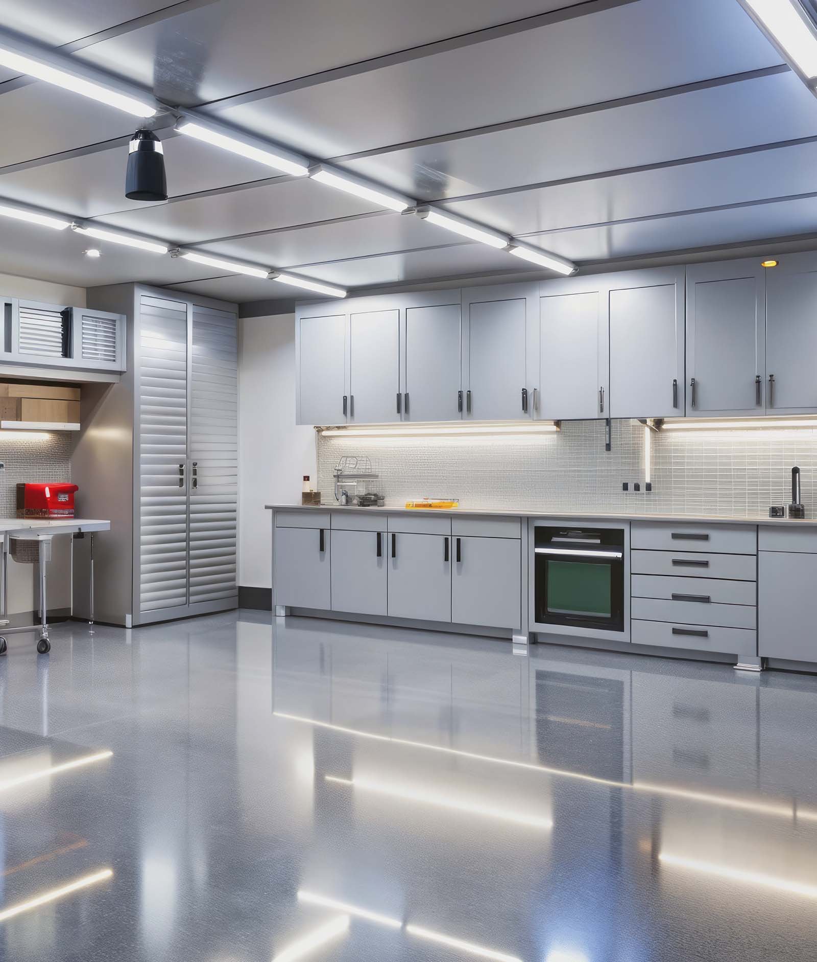 Industrial Facility Quartz Epoxy Flooring in Toronto
